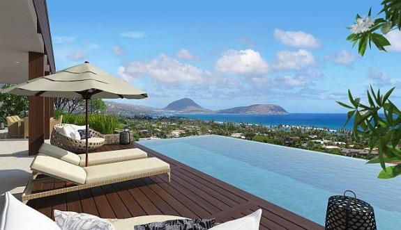 Oahu luxury real estate photo diamond head home