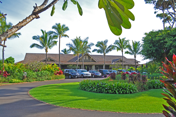 Golf Club House at Kukuiula Championship Golf Course Kauai