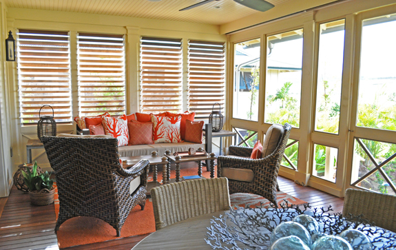 Club Cottage Screen Porch at Kukuiula